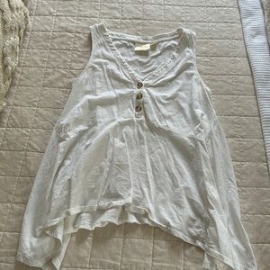 Maeve by Anthropologie white tank